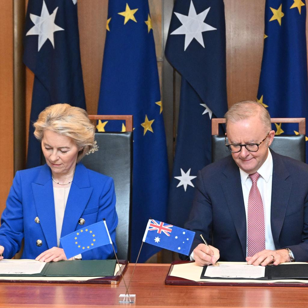 After Nine Years, Europe and Australia Seal a Trade Pact
