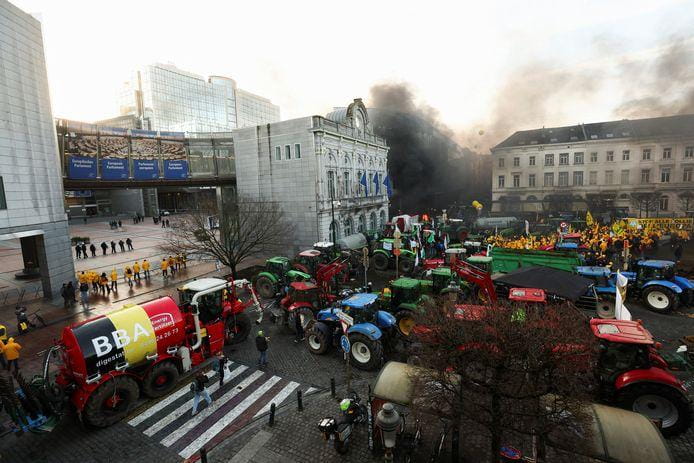 Farmers Rally Against a Single Fund Reshaping Their EU Subsidies