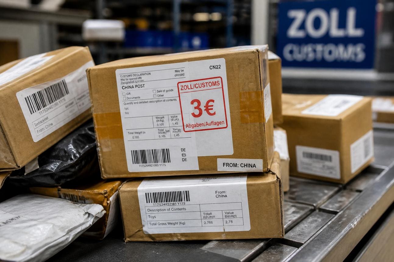 Parcel Customs Duty Of €3 Squeezes Cheap Imports To 2028 Parcel Customs Duty Of €3 Squeezes Cheap Imports To 2028